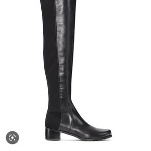 Stuart Weitzman the Reserve leather over-the-knee boot, size 10